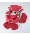 Vestidura completa para silla Besafe iZi Modular/Twist/Turn color melànge sunset red - rojo